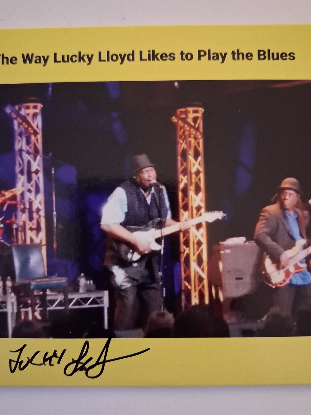 The Way Lucky Lloyd Likes to Play the Blues – by LUCKY LLOYD New Autograph Cd